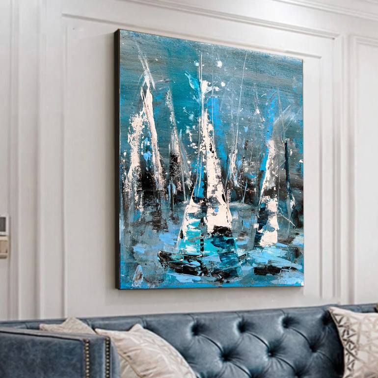 Original Abstract Expressionism Abstract Painting by Nidhi Patankar