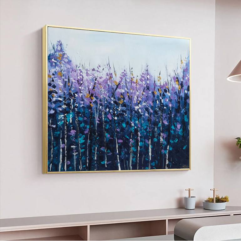 Original Abstract Expressionism Landscape Painting by Nidhi Patankar