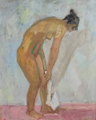 Original Contemporary Nude Painting by Sofia Isus 