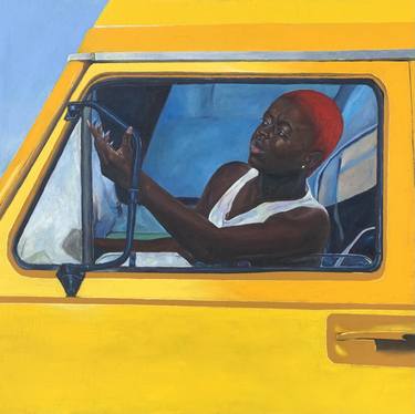 Print of Transportation Paintings by Emmanuel Ojebola
