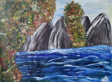 Original Fine Art Seascape Paintings by Natalie Marshall