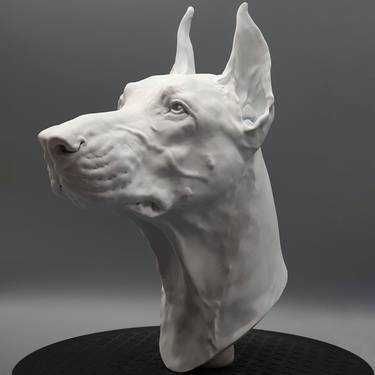 Original Figurative Animal Sculpture by Ran Manolov