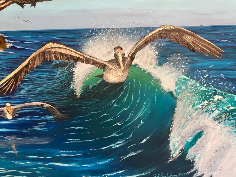 Original Realism Beach Painting by Kurt Frankenberger