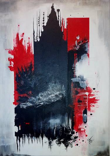 Original Fine Art Abstract Paintings by Axl Mars
