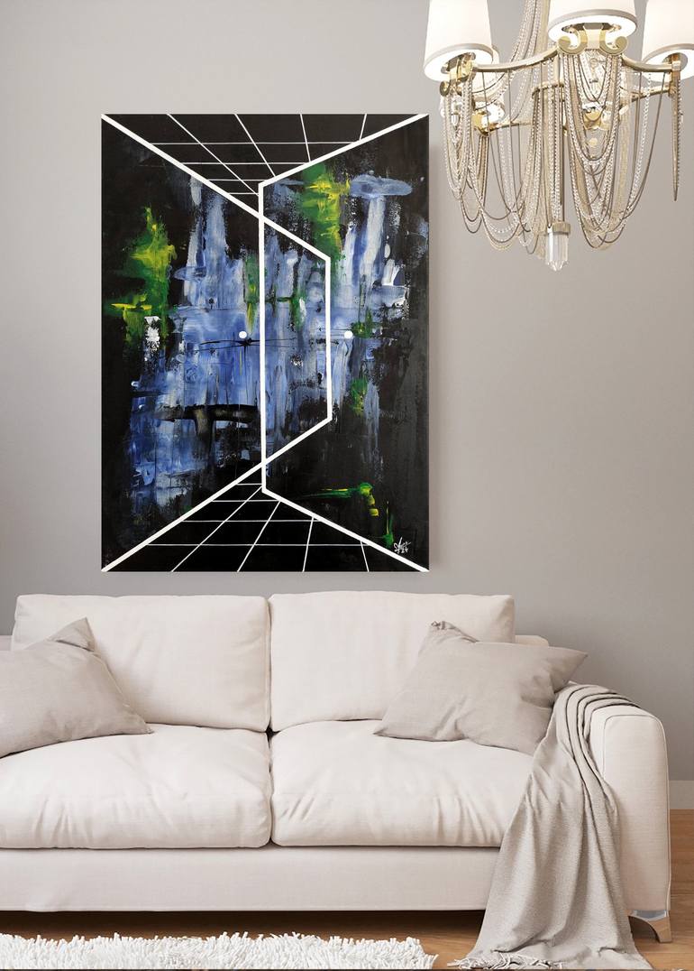Original Abstract Painting by Axl Mars