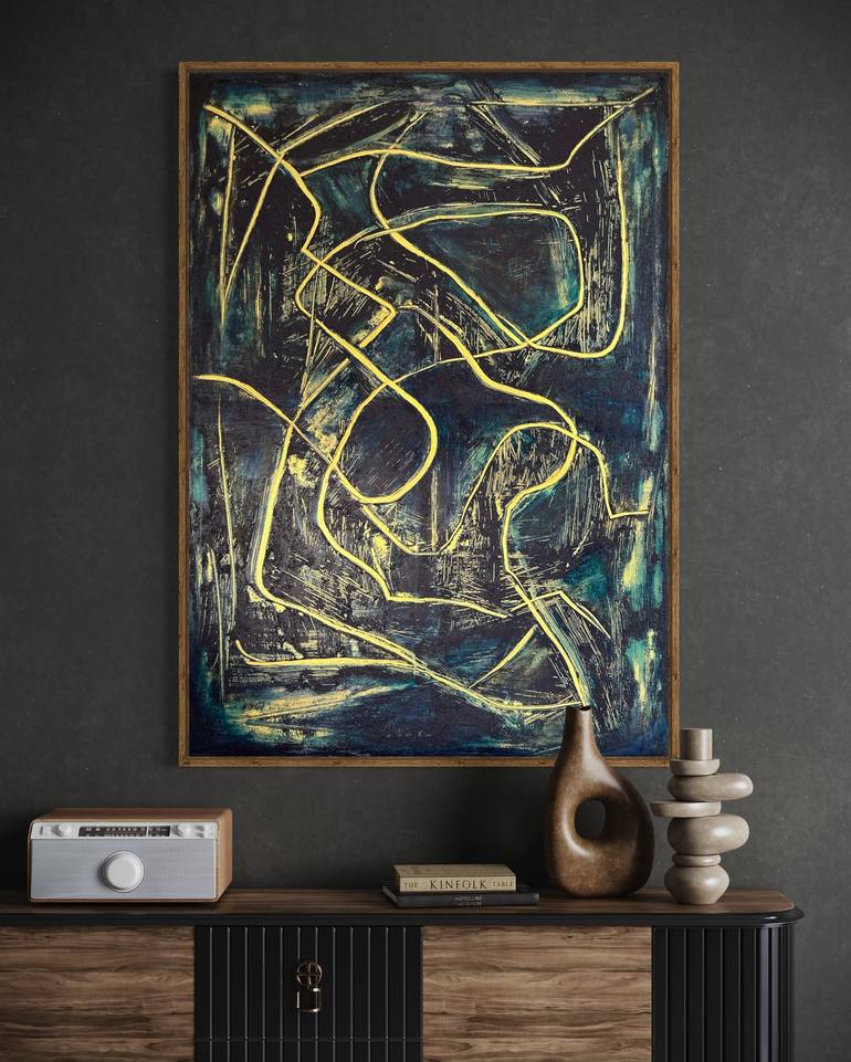 Original Abstract Painting by Natalie Ulmann