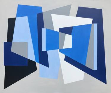 Original Abstract Architecture Paintings by Gerald Weber