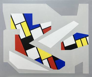 Original Abstract Architecture Paintings by Gerald Weber