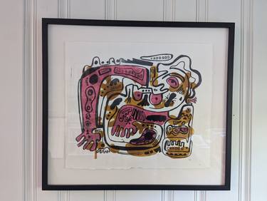 Original Contemporary Women Printmaking by Lindsey Jones
