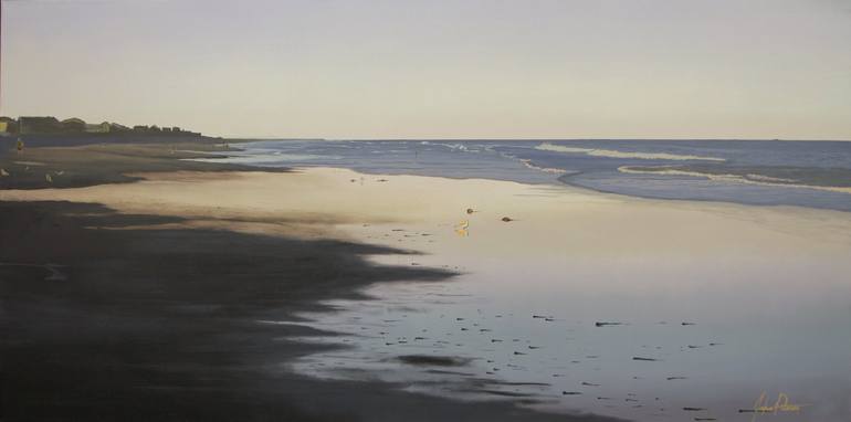 Original Photorealism Beach Painting by Joshua Peterson