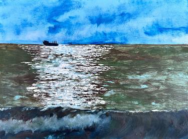 Original Impressionism Seascape Paintings by Albina Folgenova