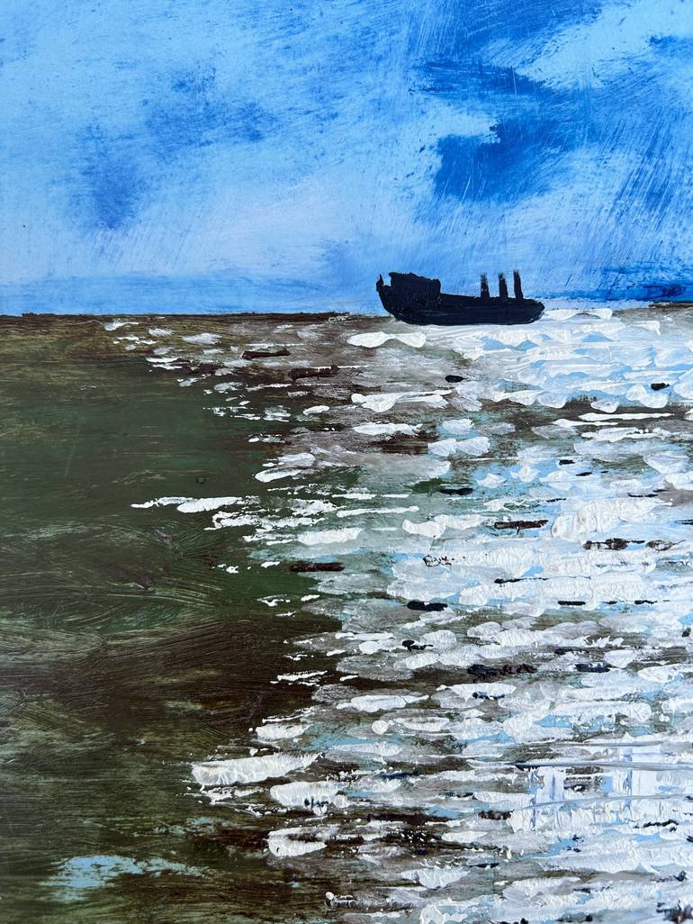Original Seascape Painting by Albina Folgenova