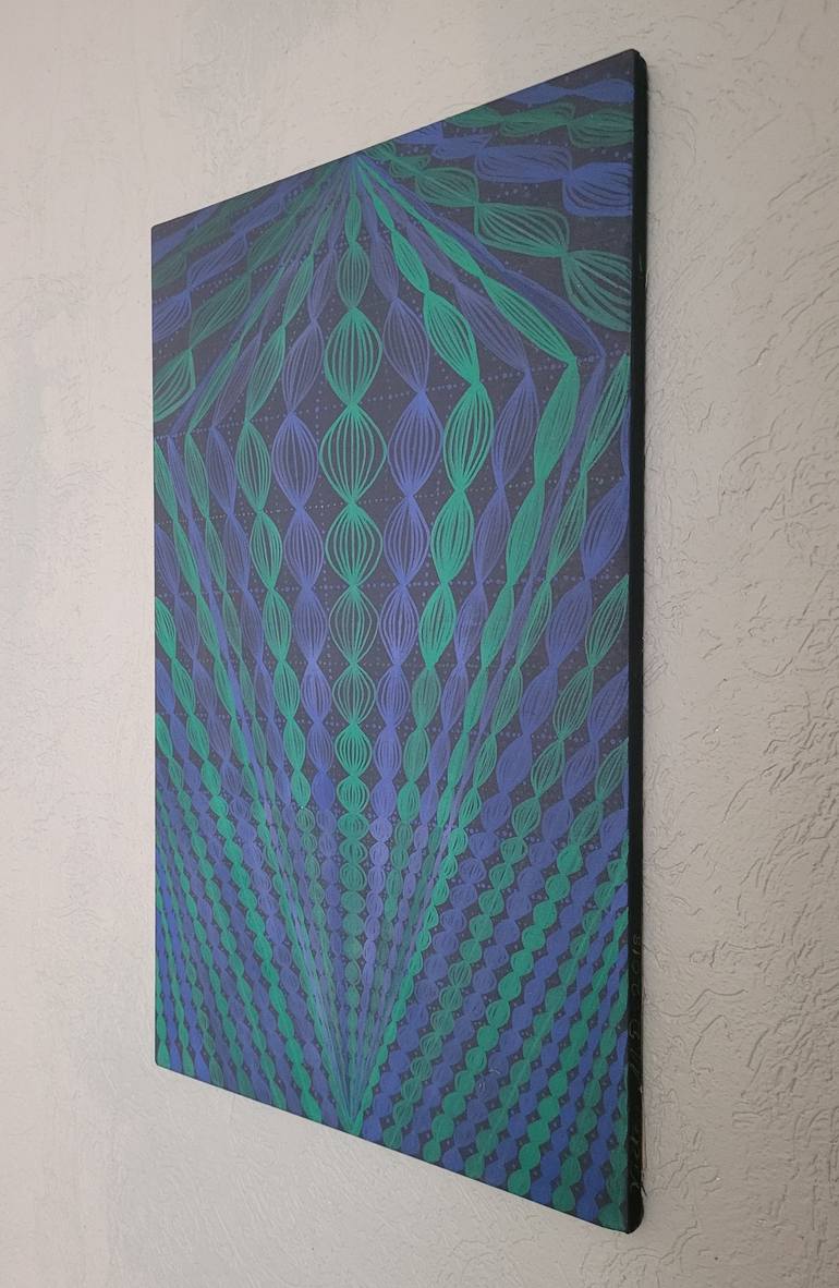 Original Conceptual Abstract Painting by Victor Dorado