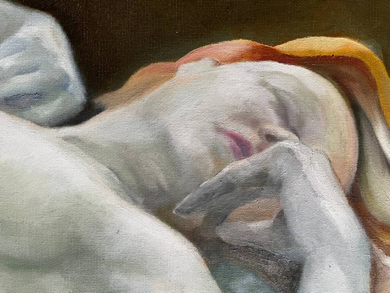 Original Art Deco Nude Painting by Artur Ivanov
