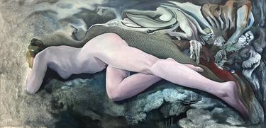 Original Art Deco Nude Paintings by Artur Ivanov