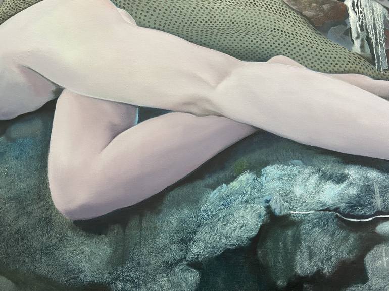 Original Art Deco Nude Painting by Artur Ivanov