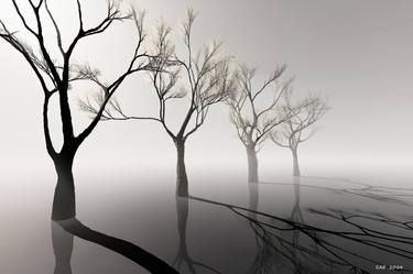 Original Abstract Landscape Digital by Sherry Epley