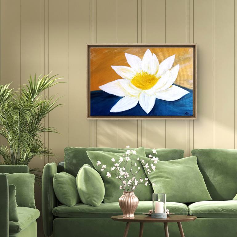 Original Contemporary Floral Painting by Simone Mcdonald