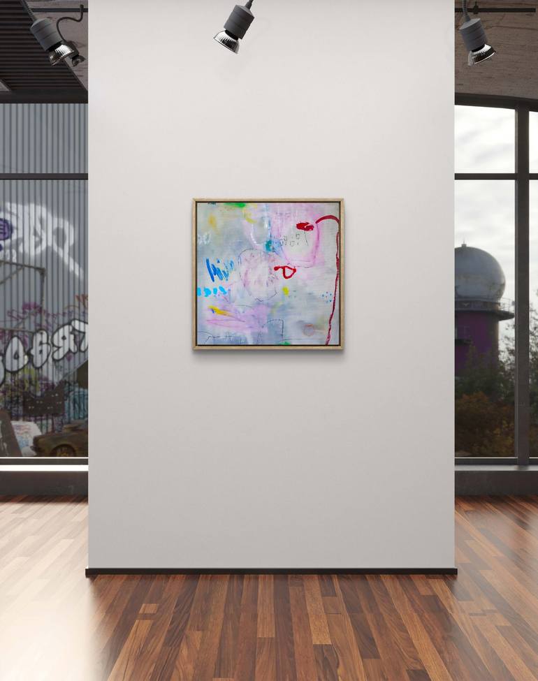 Original Abstract Expressionism Abstract Painting by Sara Voss