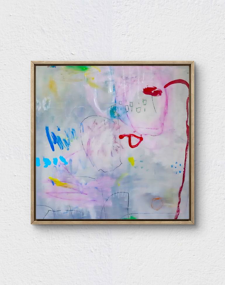 Original Abstract Expressionism Abstract Painting by Sara Voss