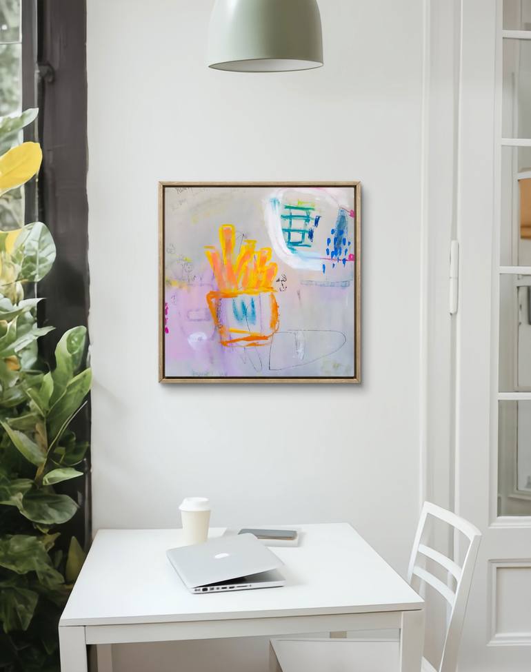 Original Abstract Expressionism Abstract Painting by Sara Voss