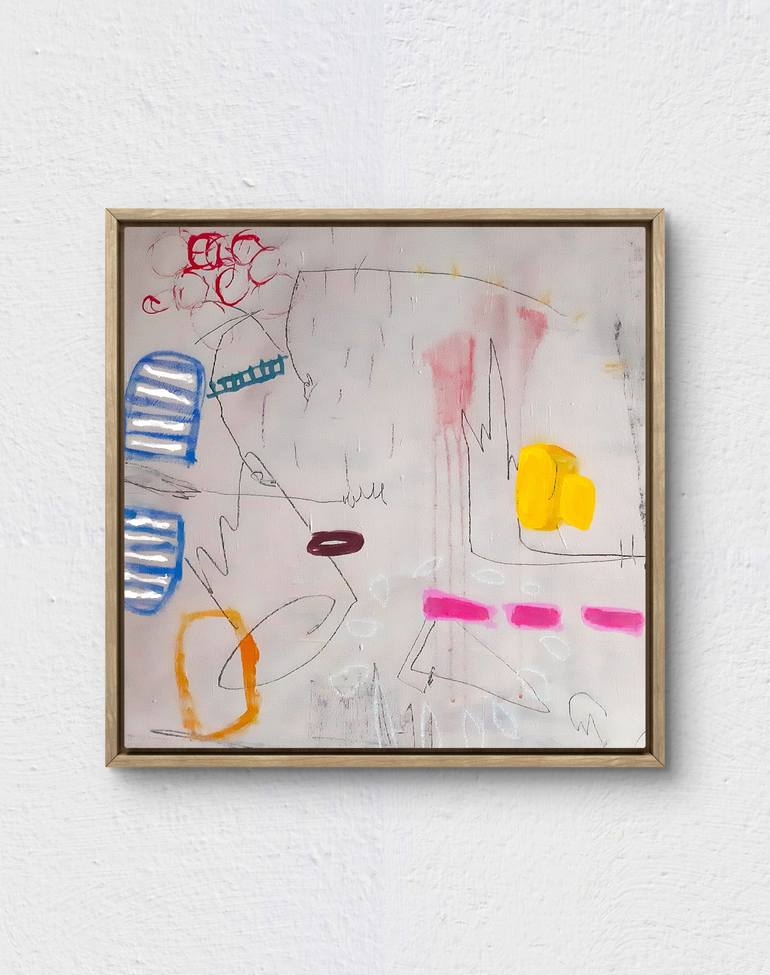 Original Abstract Expressionism Abstract Painting by Sara Voss