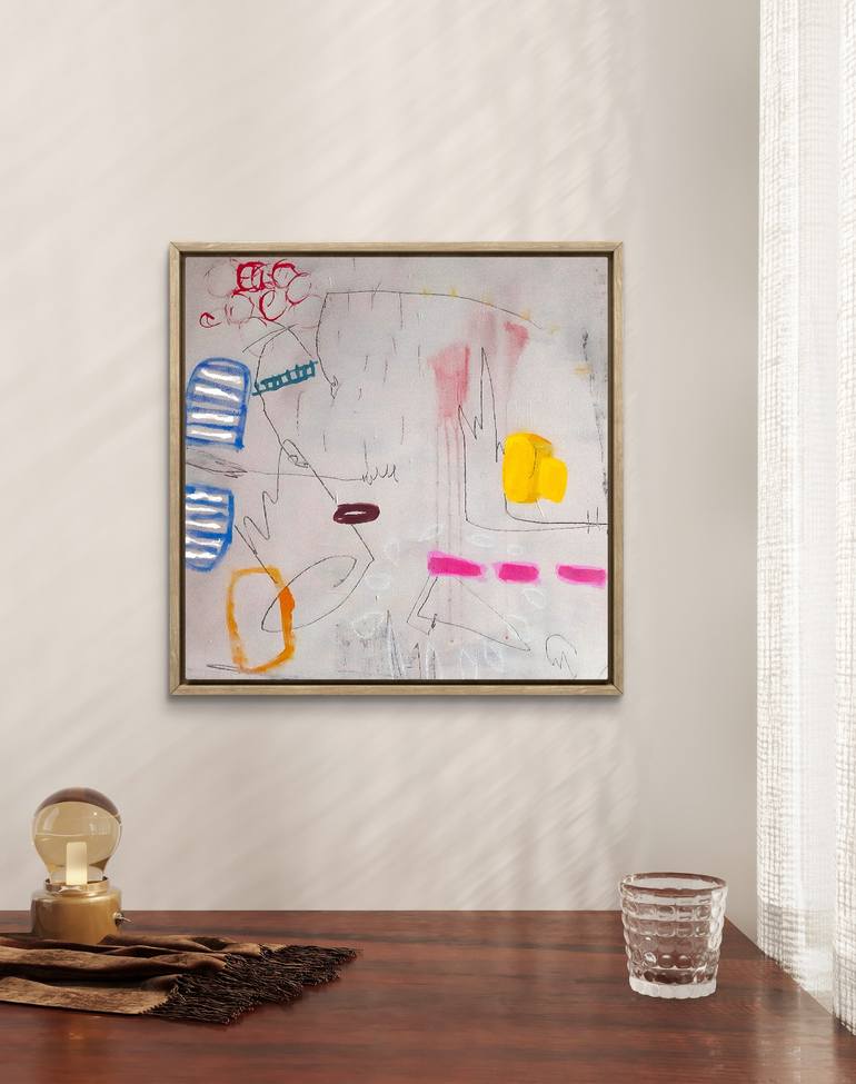 Original Abstract Expressionism Abstract Painting by Sara Voss