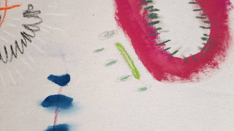 Original Abstract Expressionism Abstract Painting by Sara Voss