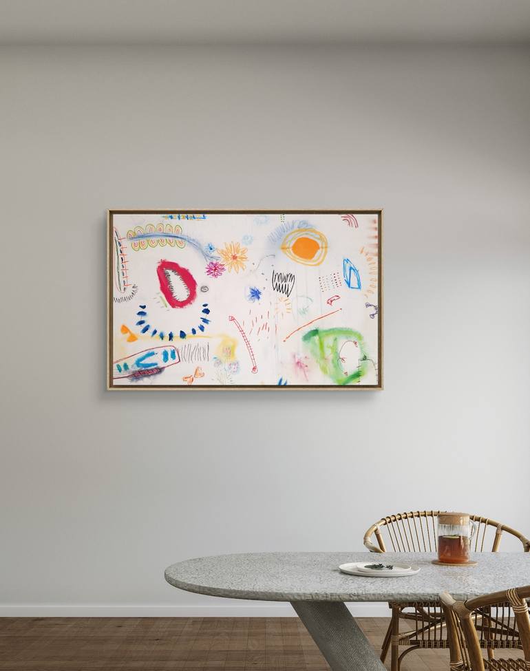 Original Abstract Expressionism Abstract Painting by Sara Voss