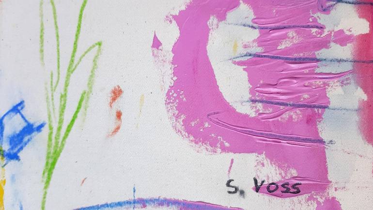 Original Abstract Expressionism Abstract Painting by Sara Voss