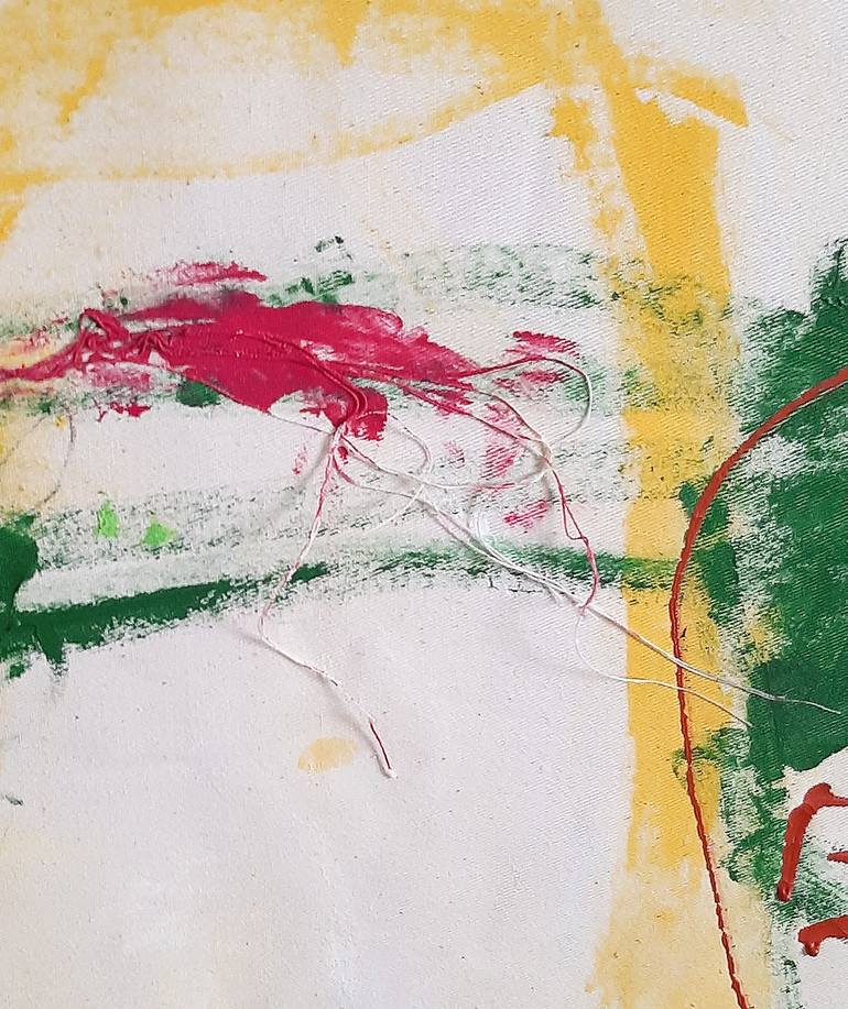 Original Abstract Expressionism Abstract Painting by Sara Voss