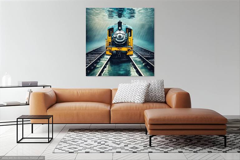 Original Art Deco Train Digital by José Monzón