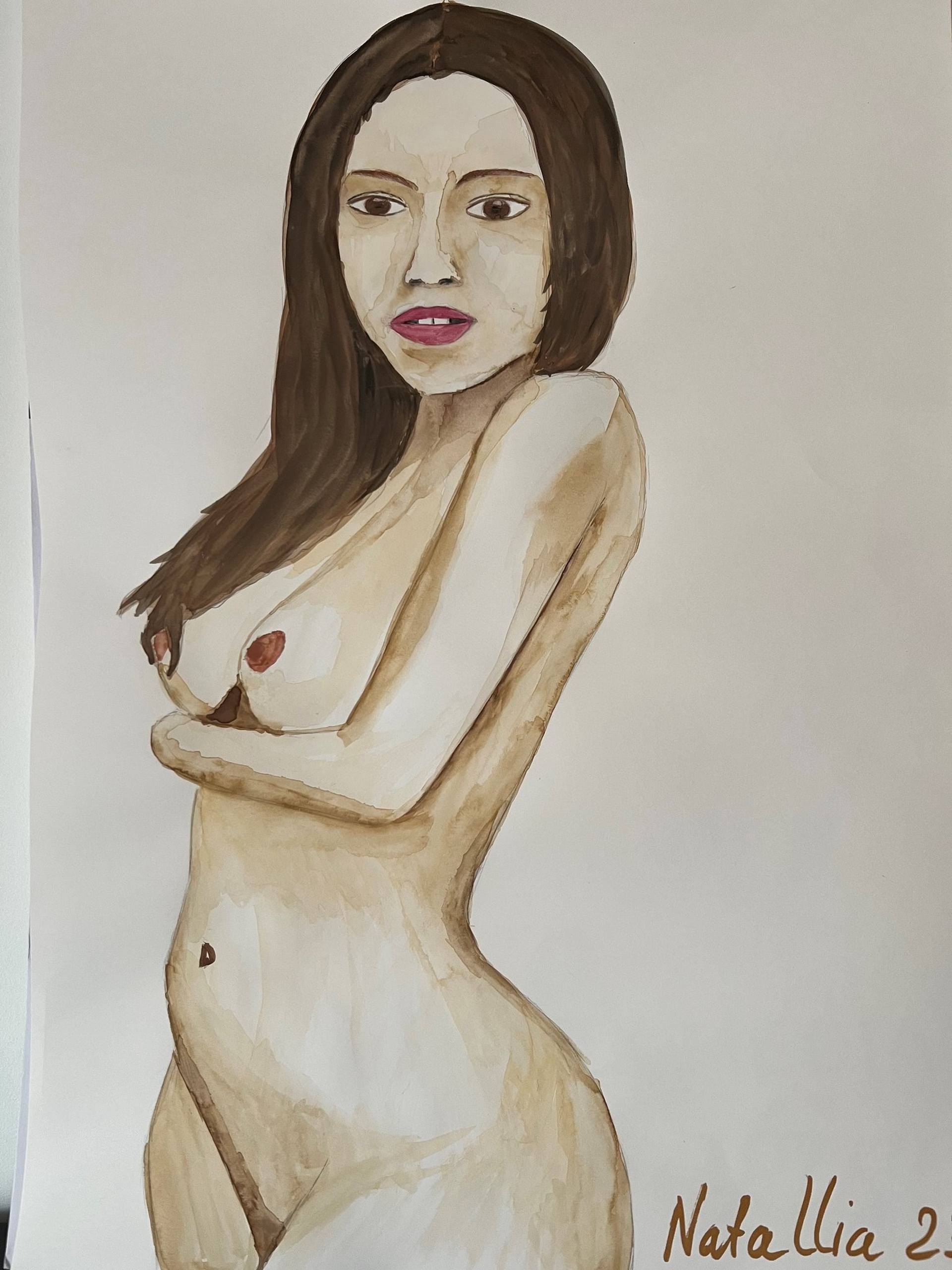 Nina Painting by Natallia Palyshenkava | Saatchi Art