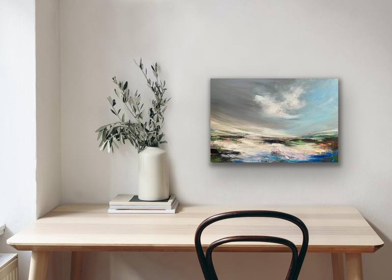 Original Abstract Expressionism Abstract Painting by Nicky Edwards