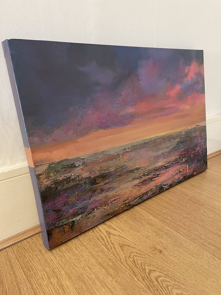 Original Abstract Landscape Painting by Nicky Edwards