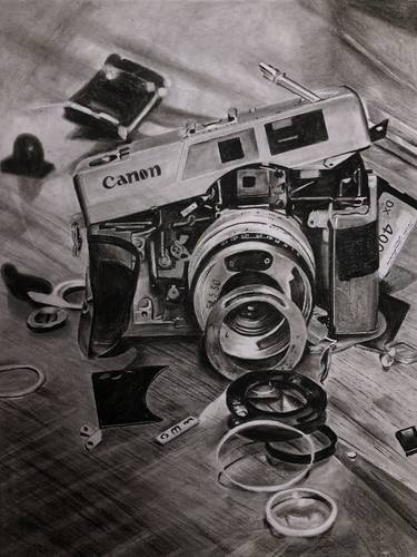 Original Fine Art Still Life Drawings by Armish Ali