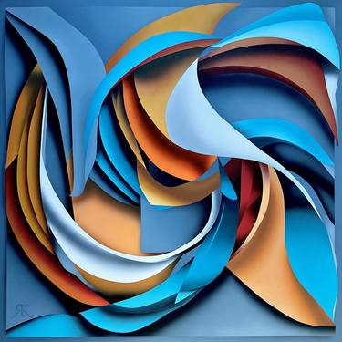 Original Conceptual Abstract Paintings by Ravi Kael