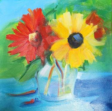 Original Floral Paintings by Robin Lynn Hought
