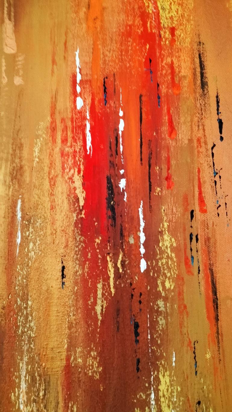 Original Abstract Expressionism Abstract Painting by Milena Bernardini