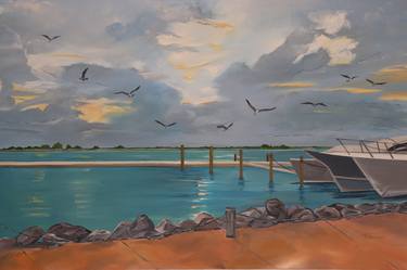 Original Boat Paintings by Lori Royce