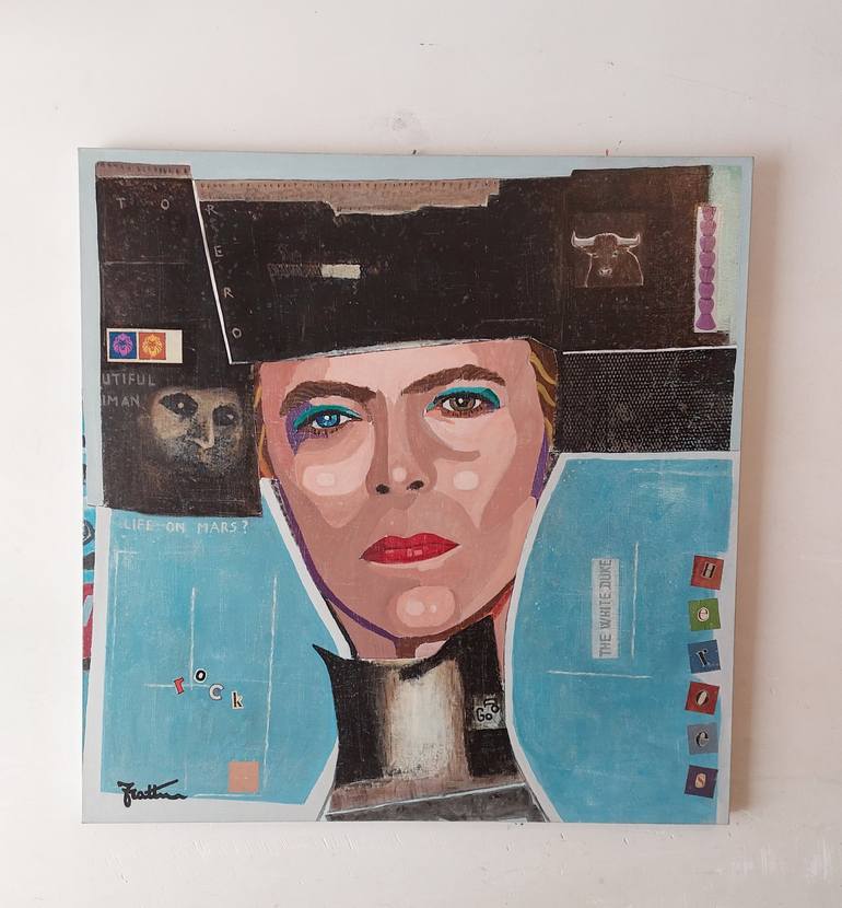 Original Pop Culture/Celebrity Painting by Giovanni Frattini