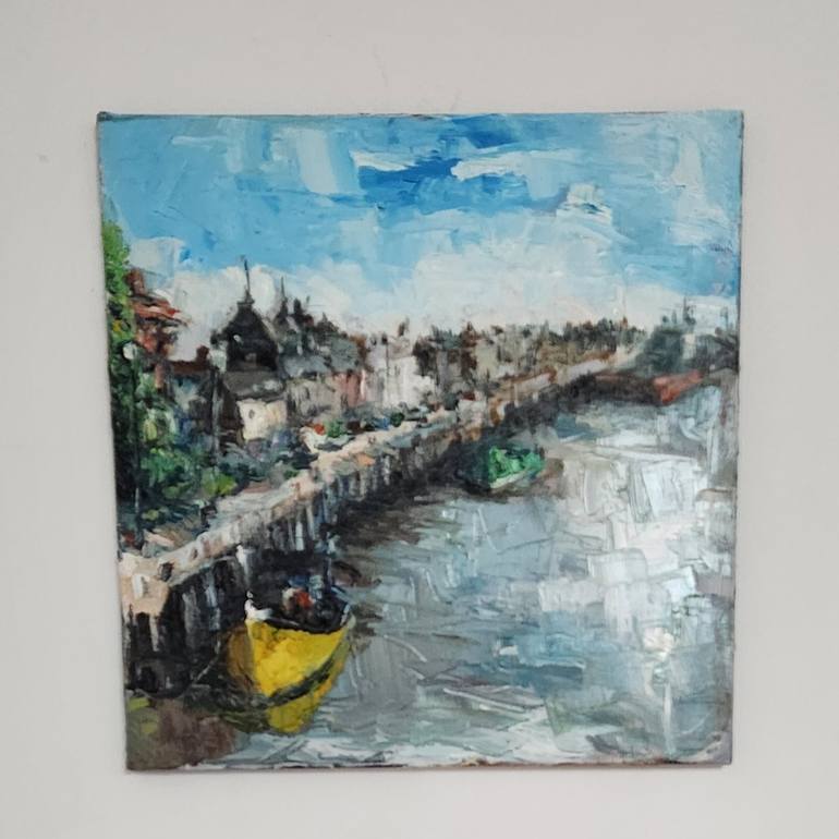 Original Impressionism Landscape Painting by Oli P