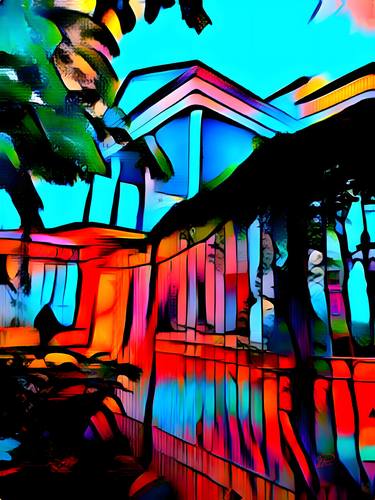 Print of Abstract Home Digital by Webe ArttoU