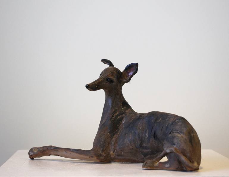 Original Figurative Animal Sculpture by Jaana Laurila