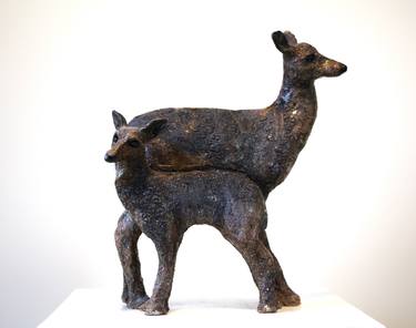 Original Figurative Animal Sculpture by Jaana Laurila