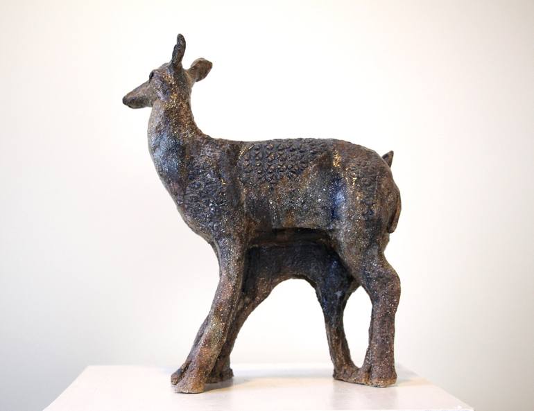 Original Figurative Animal Sculpture by Jaana Laurila