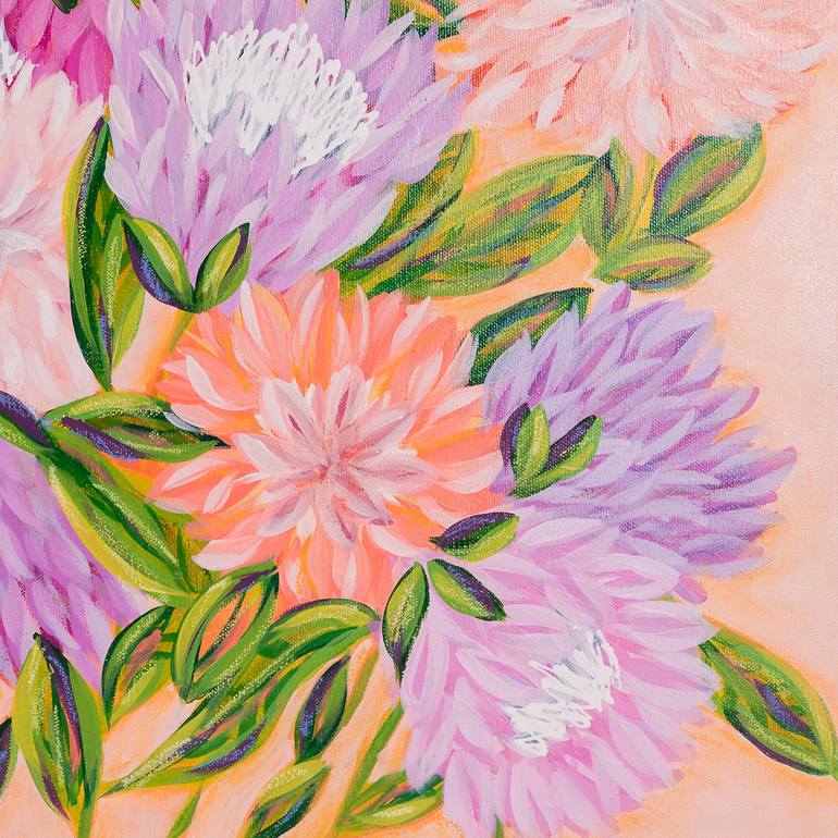 Original Impressionism Floral Painting by Bonnie Sorsby