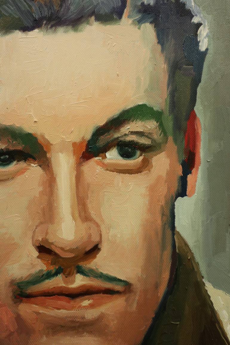 Original Art Deco Men Painting by Benoit Montet