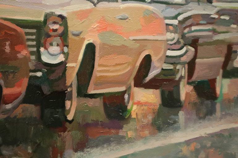 Original Automobile Painting by Benoit Montet