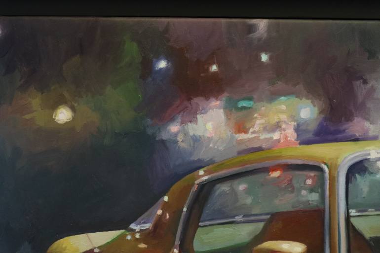 Original Contemporary Automobile Painting by Benoit Montet